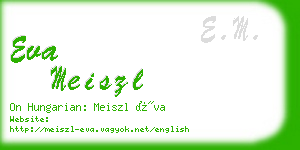 eva meiszl business card